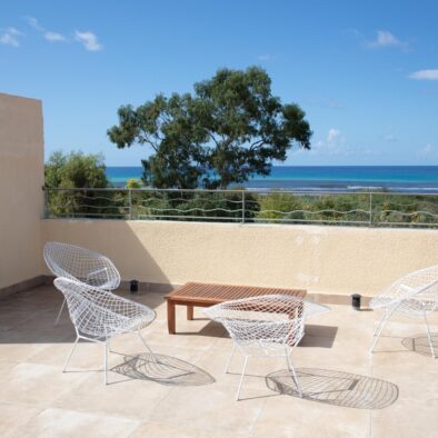 Private terrace with sea view