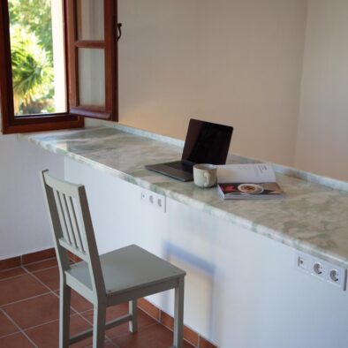 Laptop friendly workspace
