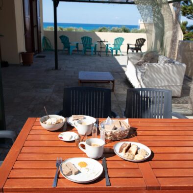 Breakfast at the balcony